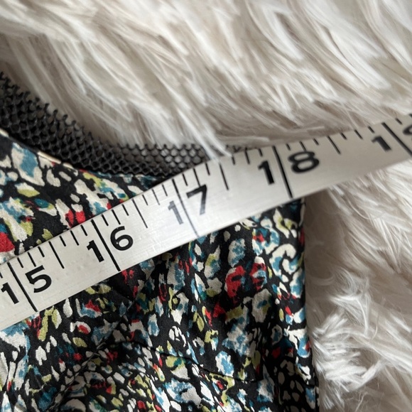 Simply Vera / Vera Wang Sleeveless Fit & Flare Dress sze M Floral Multicolor - Picture 8 of 13